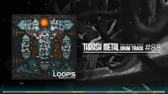 Thrash Metal Drum Track / Testament Style / 200 Bpm