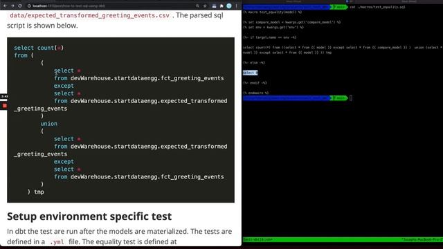 how to unit test sql transforms in dbt смотреть онлайн