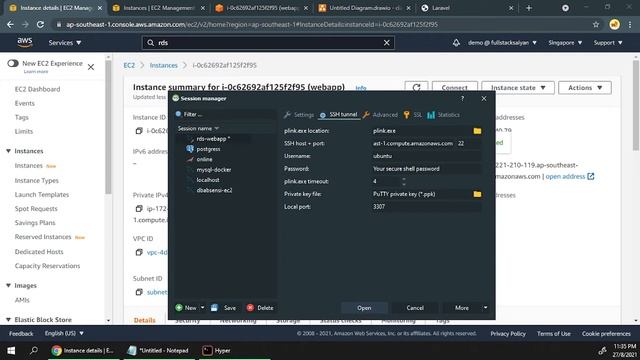 #15 Menghubungkan Aplikasi Database Client dengan AWS RDS via SSH Tunnel смотреть онлайн