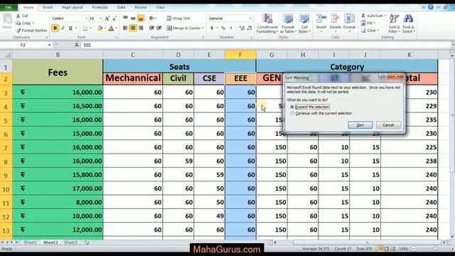 How to do Sort High to Low in Excel- Sort High to Low in Excel Tutorial смотреть онлайн