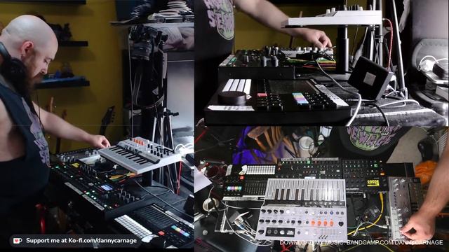 DAWless Acid Techno Live Jam 17/06/23 (Digitakt, Polyend Tracker, Octatrack, Microfreak, TD3) смотреть онлайн