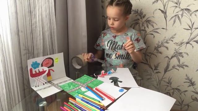 Детские поделки. Макет "Мама с коляской"))) смотреть онлайн