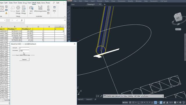 Tegn 3D rør og kabel in AutoCAD ved hjelp av VBA смотреть онлайн