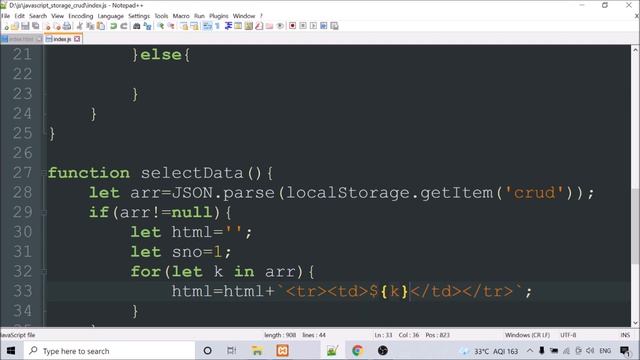 JavaScript CRUD with Local Storage смотреть онлайн