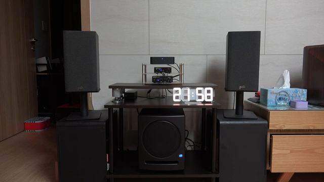 Wiim Pro + Aiyima DAC + Aiyima A07 Pro + Polk  Audio R100 + Presonus SUB8  Woofer Sound Sample
