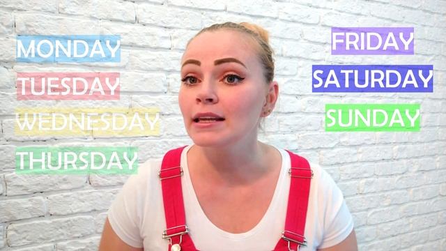 ?ДНИ НЕДЕЛИ за 6 минут! Уроки английского языка! Дни недели на английском. смотреть онлайн