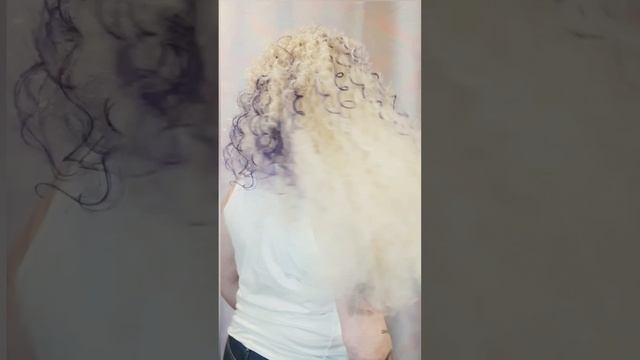 Афрокудри блонд