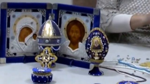 Баринова Татьяна Ивановна - монастырское шитье бисером и жемчугом (Тамбовская область) смотреть онлайн