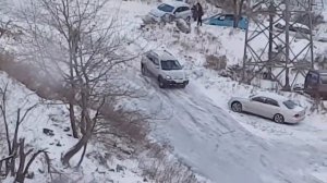 Гололёд во Владивостоке 2019