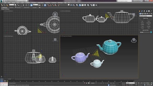 3D Max. Урок №6. Зеркальное отображение. Группы объектов. Единицы измерения. смотреть онлайн