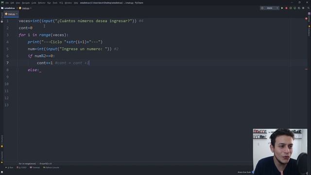 9.4 Ejercicio Bucle For | Contador y Acumulador | Programar desde cero en Python смотреть онлайн