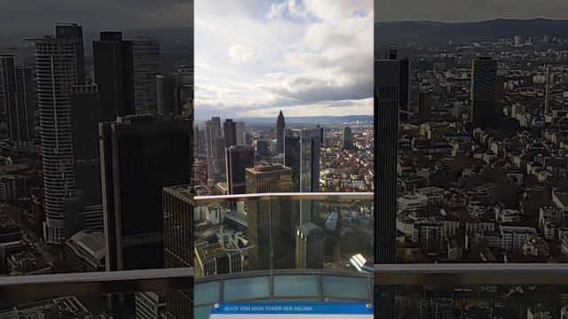На крыше небоскрёба, 53 этаж Высота 200 метров. #frankfurt смотреть онлайн