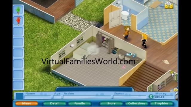 How To Put Out a Fire In Virtual Families - Cheats and Walkthroughs смотреть онлайн