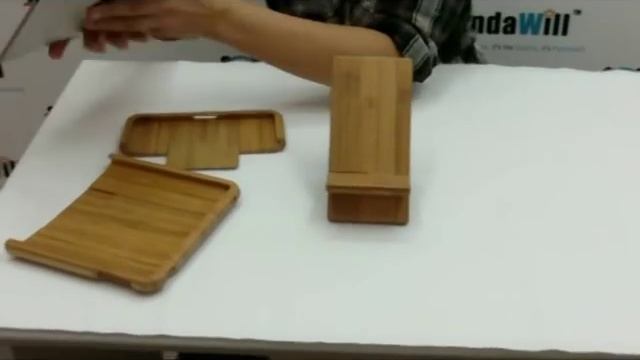 100% Real Bamboo Hand-made Case Cover + Stand Holder for Apple iPad смотреть онлайн