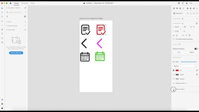 Export Icons From Adobe XD To Zeplin | UI/UX Design смотреть онлайн