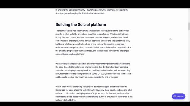 Проект Solcial: ИТОГИ 1го квартала перед концом 2го и МОИ МЫСЛИ о проекте на сегодняшний день