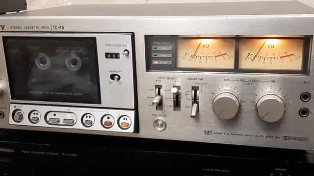 SONY TC-K6 кассетная дека, проверка смотреть онлайн
