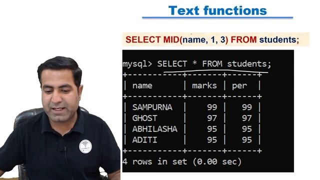 Text Functions | Data Query Using SQL | CBSE CLASS 12 TERM 2 смотреть онлайн