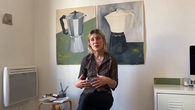 AT HOME With Artist Marie Bodin - Interview | Painter | Paris Apartment | Food | Still Life | Frenc смотреть онлайн