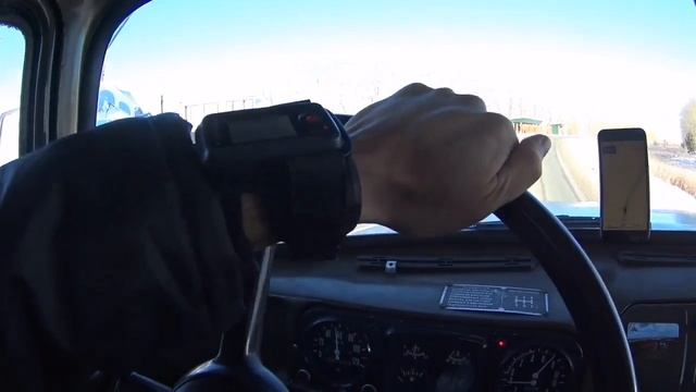 Первый зимний выезд на Зил 130 дизель Д-240. Километры снега. Часть 1 смотреть онлайн