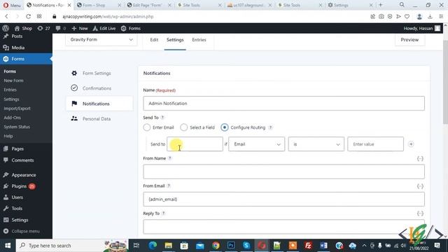 How to Send Emails Based upon Dropdown Selection in Gravity Forms WordPress смотреть онлайн