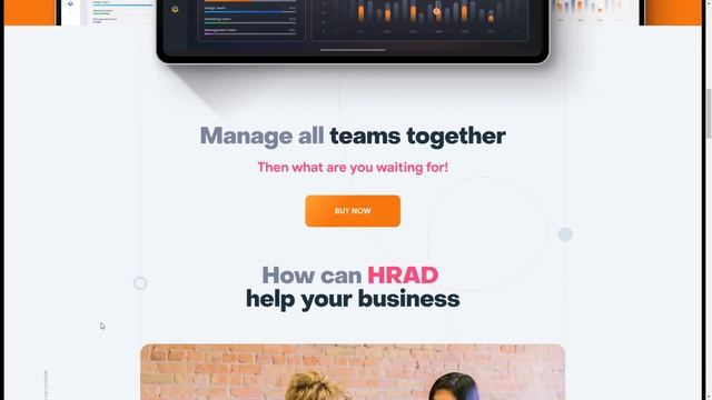 HRAD 66 pages HR management dashboard Figma Template saas web app смотреть онлайн