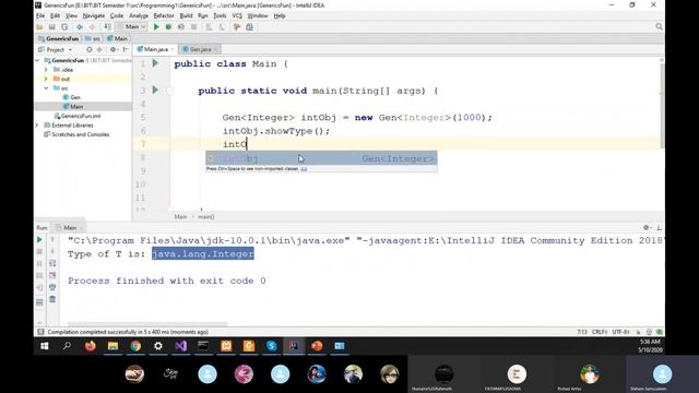 BIT - UCSC - Java Generics смотреть онлайн