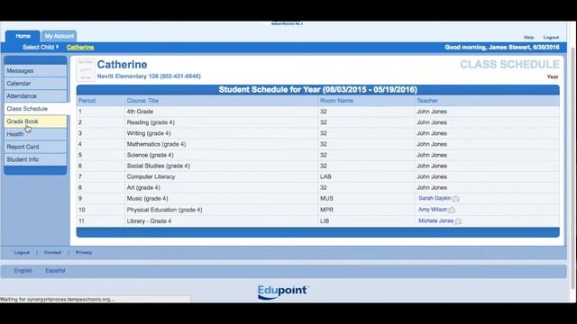 ParentVue Web Portal смотреть онлайн