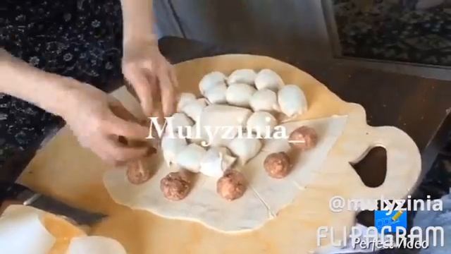 Мясной пирог от mulyzinia_ смотреть онлайн