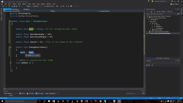[UNITY 5] [10] Beginner Tutorial: Horror-Game - Opening/Closing Doors смотреть онлайн