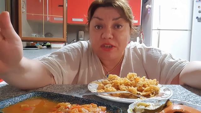 МУКБАНГ ? КАПУСТА ТУШЁНАЯ ? ASMR EATING MUKBANG ?sopa De Pollo ?