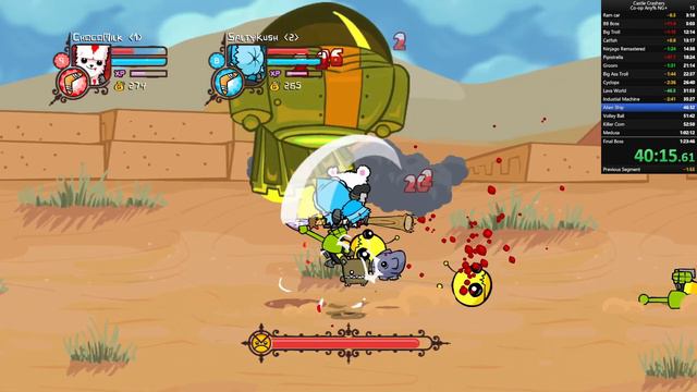 Castle Crasher SpeedRun PB (1:16:42) смотреть онлайн