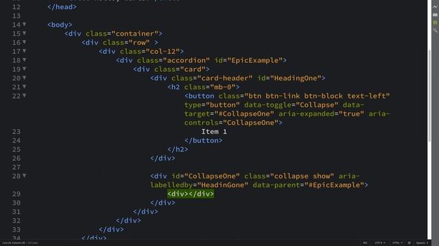 Collapse Accordion Style - Bootstrap 5 Alpha Responsive Web Development and Design смотреть онлайн