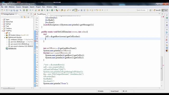 Excel read write custom methods for selenium automation смотреть онлайн