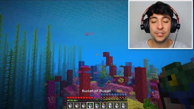 ISLAND BUCKET FISH MOD / STAY OUT OF THE DANGEROUS WATER ON THIS ISLAND !! Minecraft Mods смотреть онлайн