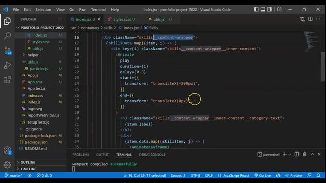 React Responsive Portfolio Website | Build And Deploy | Part 13 | W/ Animation , Typing Effect смотреть онлайн