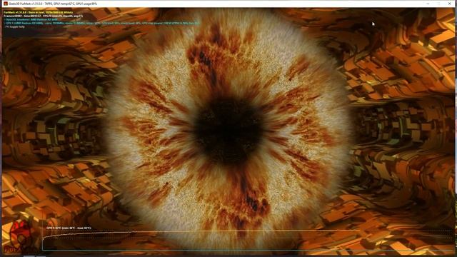 Тестирование MSI RX6600 8Gb в FurMark