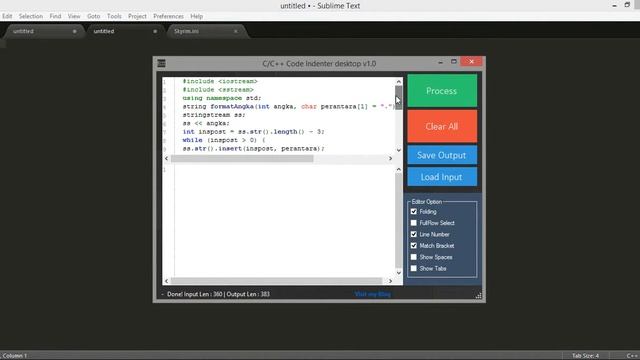 How to Indent your C and C++ Code with C/C++ Code Indenter смотреть онлайн