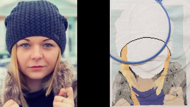 Вышивка крестом по фото. DIY автор Макс Славков (Екатерина) смотреть онлайн