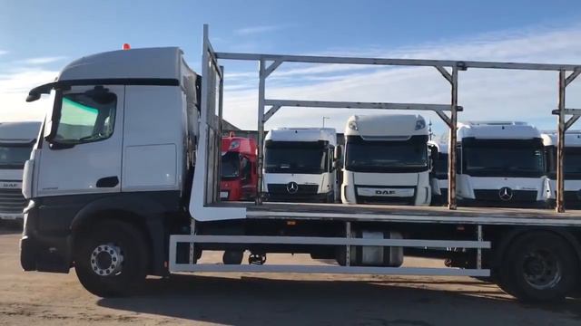 MERCEDES Actros 2532L 26T FLAT BED CENTRE SPINE (Removable) - FP19ZSD смотреть онлайн