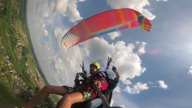 Полет на параплане с INFINITY SKY paragliding team Весна 2018 смотреть онлайн