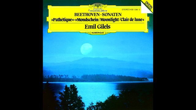 Beethoven/ Piano Sonata No.14 in C sharp, Op.27 -Emil Gilels смотреть онлайн