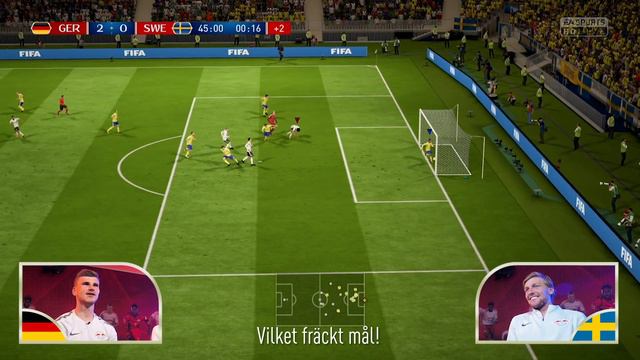EA SPORTS FIFA 18 World Cup | Sverige vs Tyskland | Forsberg vs Werner смотреть онлайн