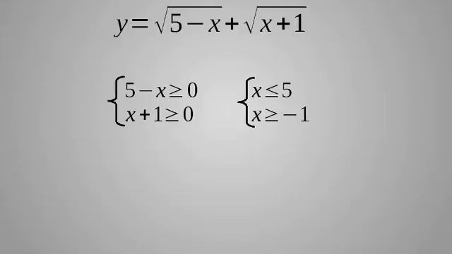 ОДЗ иррациональных выражений смотреть онлайн