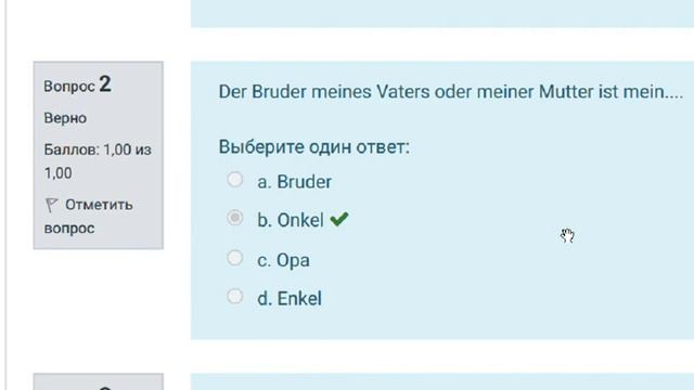 [на 100 баллов] Тест 1 по немецкому Die Familie. Семья (НСПК) смотреть онлайн
