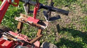 Передний адаптер к мотоблоку Агат с фронтальным ковшом.