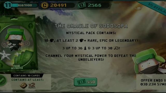 South Park Phone Destroyer Opening Oracle of Sodapop Booster Pack смотреть онлайн