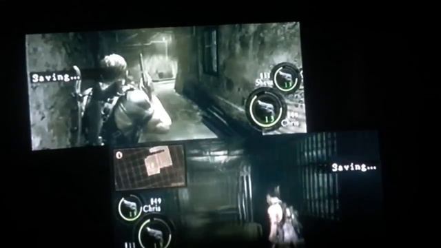 Resident Evil 5 split screen co-op Fresh Veteran run - Chapter 1-2 - Part 2 смотреть онлайн