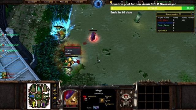 Commander's TD! An Interesting Warcraft Three Tower Defense! смотреть онлайн