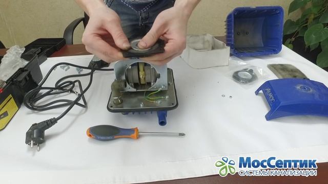 МОССЕПТИК.РФ - Замена мембран в компрессоре AirMAC (Ремонт и обслуживание ТОПАС) смотреть онлайн